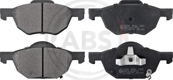 A.B.S. 37359 - Kit de plaquettes de frein, frein à disque parts5.com