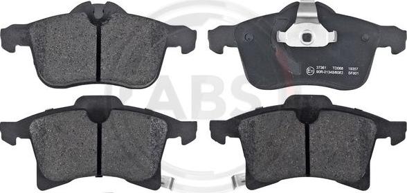 A.B.S. 37361 - Brake Pad Set, disc brake parts5.com