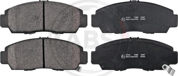 A.B.S. 37312 - Brake Pad Set, disc brake parts5.com