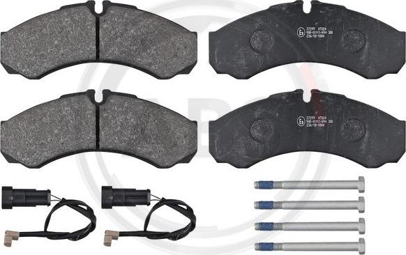 A.B.S. 37299 - Brake Pad Set, disc brake parts5.com