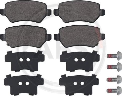 A.B.S. 37296 - Brake Pad Set, disc brake parts5.com