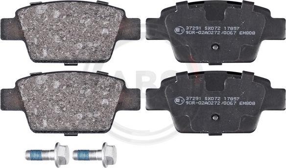 A.B.S. 37291 - Brake Pad Set, disc brake parts5.com