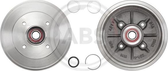 A.B.S. 2884-SC - Brake Drum parts5.com