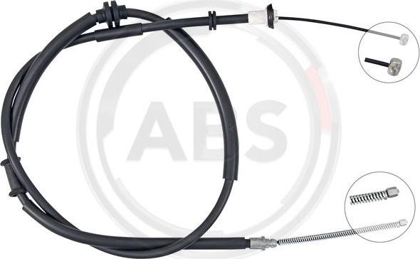 A.B.S. K19985 - Cable de accionamiento, freno de estacionamiento parts5.com