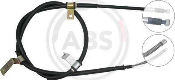 A.B.S. K19987 - Cable de accionamiento, freno de estacionamiento parts5.com