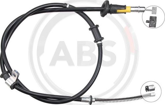 A.B.S. K19628 - Cable de accionamiento, freno de estacionamiento parts5.com