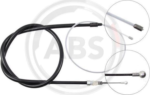 A.B.S. K19056 - Cable de accionamiento, freno de estacionamiento parts5.com