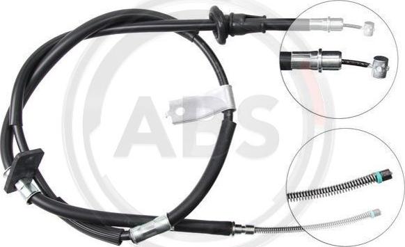 A.B.S. K19087 - Cablu, frana de parcare parts5.com