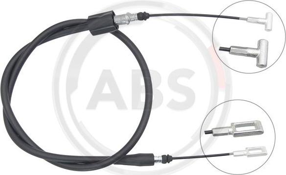 A.B.S. K19844 - Cable de accionamiento, freno de estacionamiento parts5.com