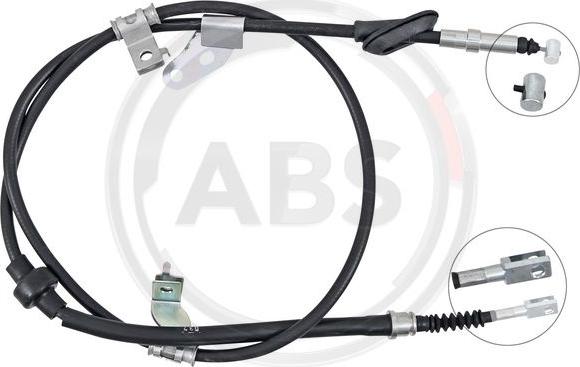 A.B.S. K19825 - Cable de accionamiento, freno de estacionamiento parts5.com