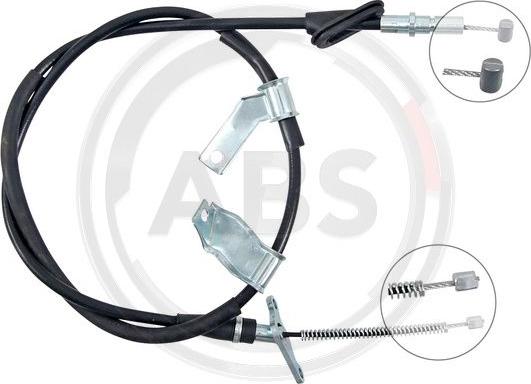 A.B.S. K14093 - Tažné lanko, parkovací brzda parts5.com