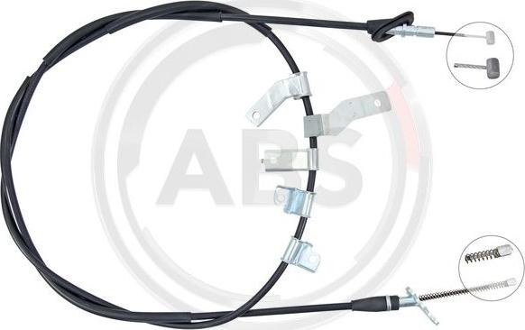 A.B.S. K14092 - Tažné lanko, parkovací brzda parts5.com