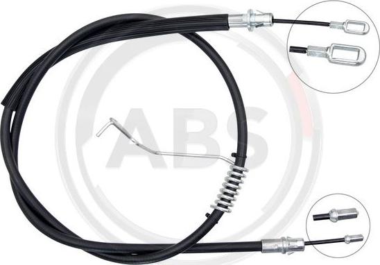 A.B.S. K14023 - Tažné lanko, parkovací brzda parts5.com