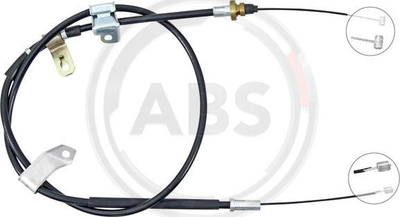 A.B.S. K14159 - Tažné lanko, parkovací brzda parts5.com