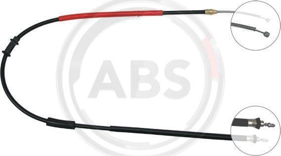 A.B.S. K14337 - Cablu, frana de parcare parts5.com