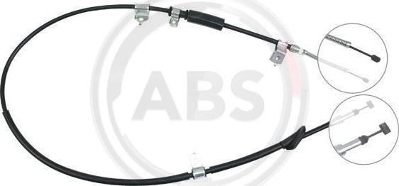 A.B.S. K15698 - Cable de accionamiento, freno de estacionamiento parts5.com