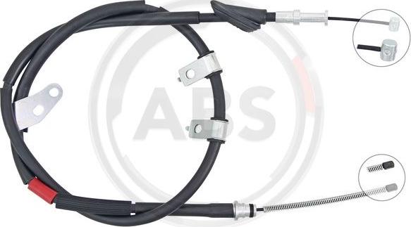 A.B.S. K15838 - Cablu, frana de parcare parts5.com