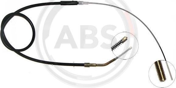 A.B.S. K10156 - Cablu, frana de parcare parts5.com