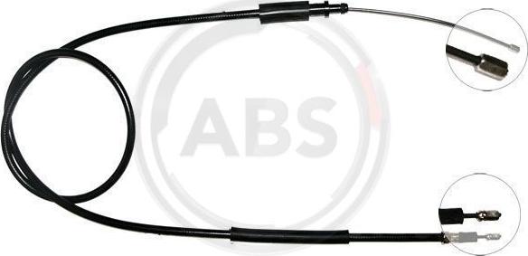 A.B.S. K10307 - Tažné lanko, parkovací brzda parts5.com