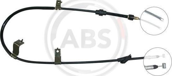 A.B.S. K13858 - Cablu, frana de parcare parts5.com