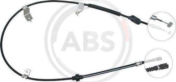 A.B.S. K13877 - Cablu, frana de parcare parts5.com