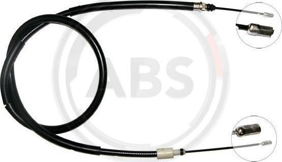 A.B.S. K13388 - Cablu, frana de parcare parts5.com