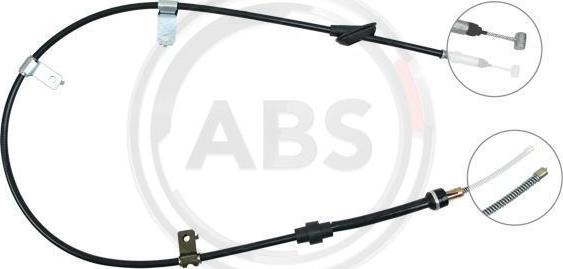 A.B.S. K12497 - Cable de accionamiento, freno de estacionamiento parts5.com