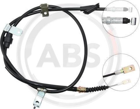 A.B.S. K12507 - Cable de accionamiento, freno de estacionamiento parts5.com