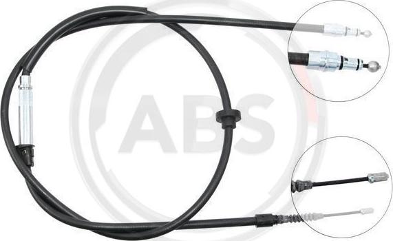 A.B.S. K12876 - Cable de accionamiento, freno de estacionamiento parts5.com