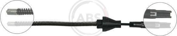 A.B.S. K17416 - Cablu, frana de parcare parts5.com