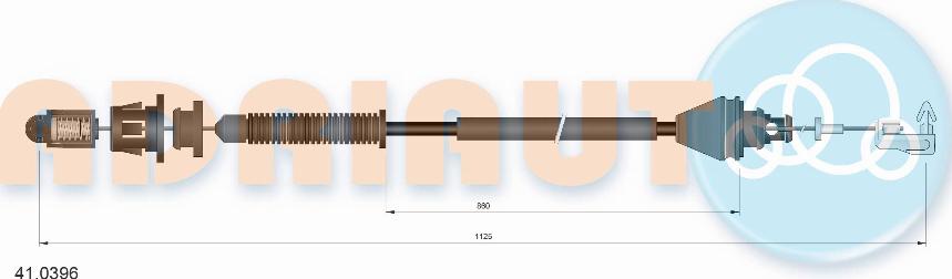 Adriauto 41.0396 - Cable del acelerador parts5.com