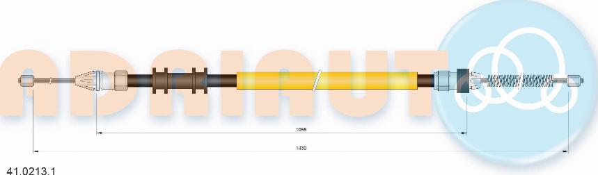 Adriauto 41.0213.1 - Tel halat, el freni parts5.com