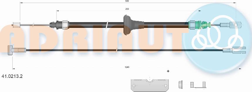 Adriauto 41.0213.2 - Zicovod,rocna zavora parts5.com