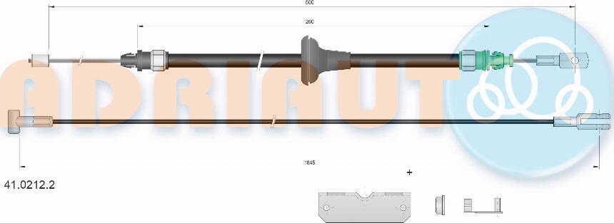 Adriauto 41.0212.2 - Zicovod,rocna zavora parts5.com