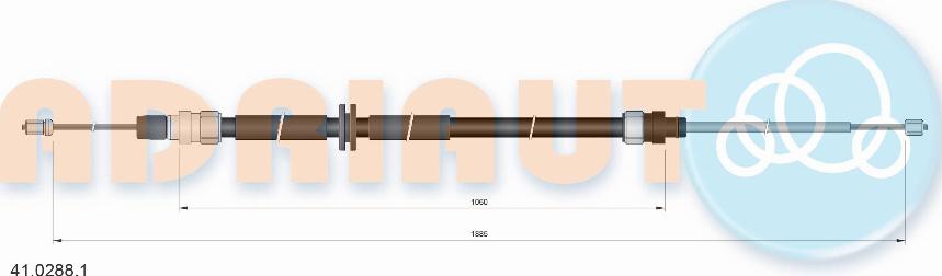 Adriauto 41.0288.1 - Tross,seisupidur parts5.com