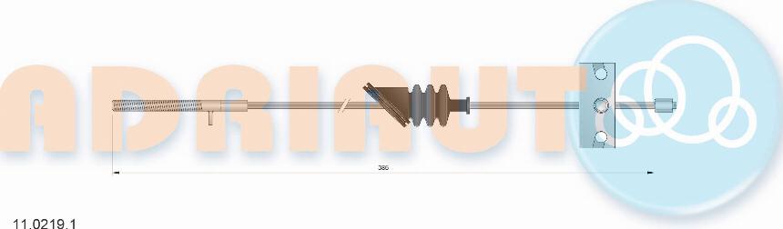 Adriauto 11.0219.1 - Tel halat, el freni parts5.com