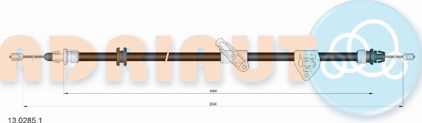 Adriauto 13.0285.1 - Cable, parking brake parts5.com