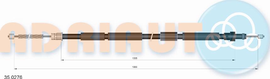 Adriauto 35.0276 - Tažné lanko, parkovací brzda parts5.com