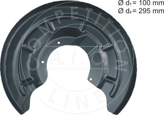 AIC 57577 - Lim za zaštitu od prskanja, kočni disk parts5.com