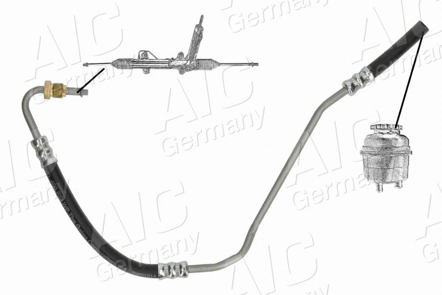 AIC 57193 - Hydrauliikkaletku, ohjaus parts5.com