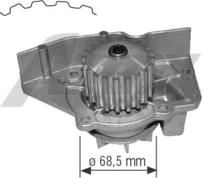 Airtex 1563 - Bomba de agua parts5.com