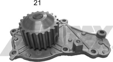 Airtex 1673 - Vesipumppu parts5.com