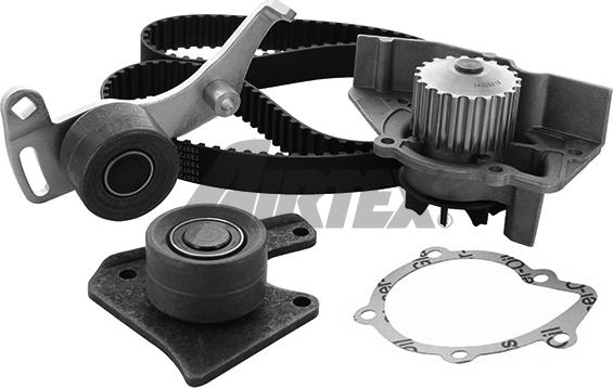 Airtex WPK-136105 - Su pompası + Triger kayışı seti parts5.com