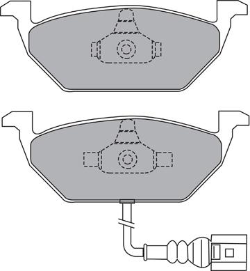 AISIN ASN-2152 - Brake Pad Set, disc brake parts5.com