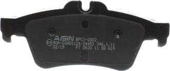 AISIN BPCI-2002 - Komplet kočnih obloga, disk kočnica parts5.com