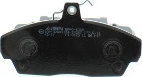 AISIN BPHO-1000 - Brake Pad Set, disc brake parts5.com