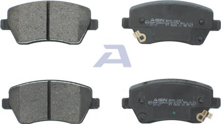 AISIN BPNI-1014 - Set placute frana,frana disc parts5.com