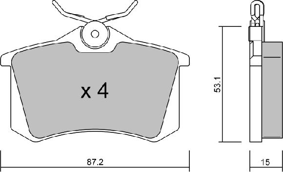 AISIN BPPE-2001 - Jarrupala, levyjarru parts5.com