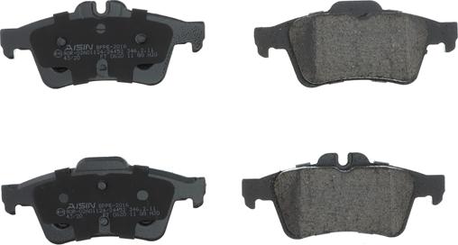 AISIN BPPE-2016 - Brake Pad Set, disc brake parts5.com