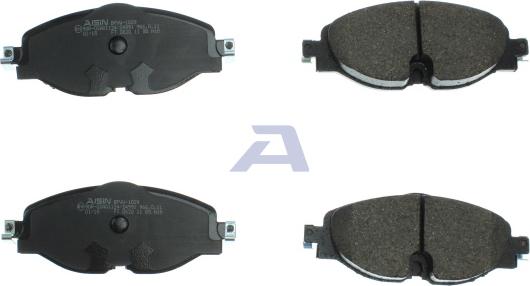 AISIN BPVW-1029 - Bremsbelagsatz, Scheibenbremse parts5.com